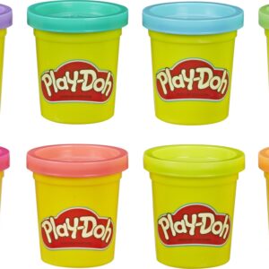 play doh pack neon avec 8 pots
