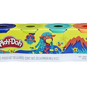 play doh ensemble de 4 pots animaux sauvages