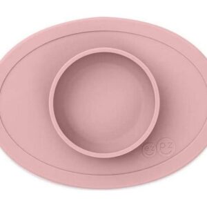 ensemble repas en silicone rose
