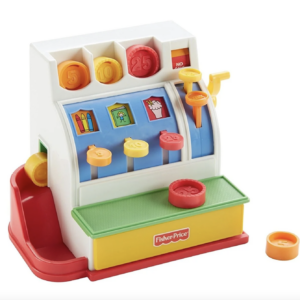 caisse enregistreuse en plastique